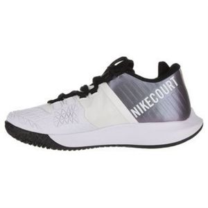 nike court zoom zero - gray and white